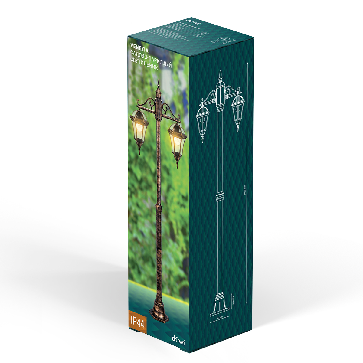 Садово-парковый светильник Venezia столб